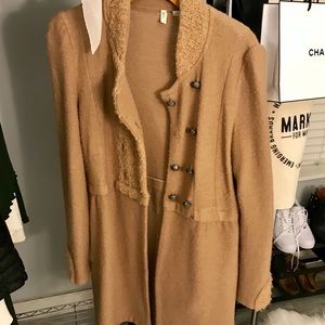 Anthropologie Wool Peacoat